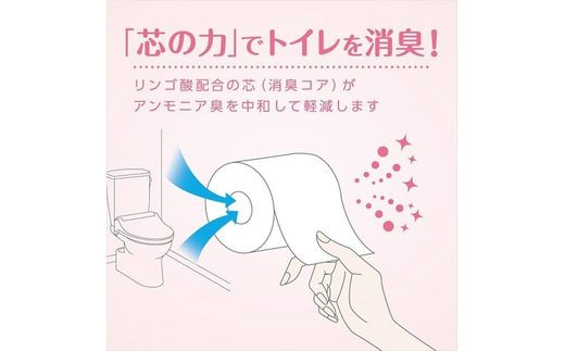 クリネックスシスティ４ロール（ダブル）ハピネスピンクｘ10パック 【 トイレットペーパー トイレットロール ダブル 日用品 常備品 生活用品 まとめ買い 神奈川県 開成町 】