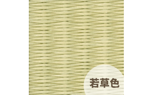 フローリング用　薄たたみ（畳縁なし）２枚【若草色】 065-003
