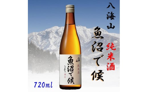 【魚沼地域限定】純米酒 八海山「魚沼で候」720ml×1本