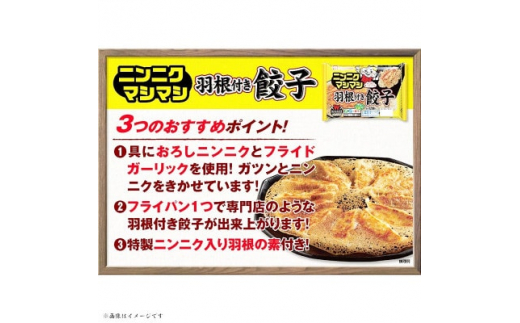 ＜ふるさと納税＞ ニンニクマシマシ羽根つき餃子156g×6パック 計0.936kg 飲茶 おつまみ【1431483】