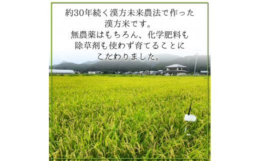 漢方米 白米 10kg こしひかり 漢方未来農法 漢方 【農薬/除草剤/化学肥料不使用】