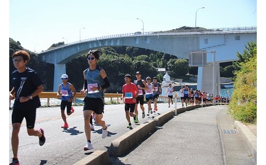 B-13　第２回上関海峡ゆうやけマラソン大会参加権（3kmファンラン）および海鮮バーベキュー【上関海峡ゆうやけマラソン大会実行委員会】