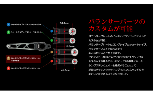 【ガンメタ×ブラック】LIVRE リブレ SB 70-75 TS (M7シマノ～200番 左) 亀山市/有限会社メガテック リールハンドル カスタムハンドル 国産 [AMBB107-1]