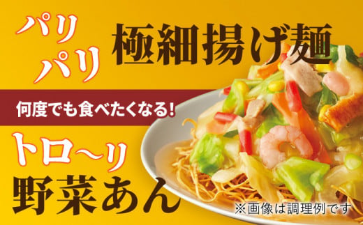 あの人気店の味をおうちで！【6回定期便】ちゃんぽん・皿うどんセット4食セット（各2食）【リンガーフーズ】 [FBI015]