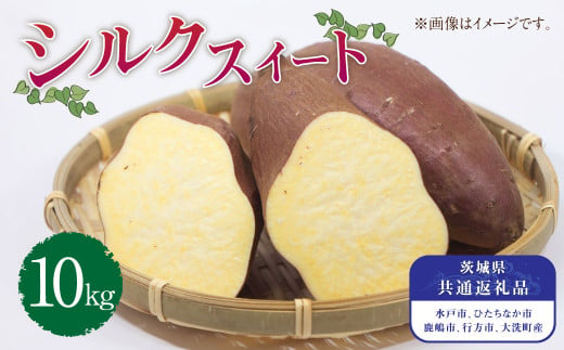 茨城県産 さつまいも【シルクスイート】10kg (茨城県共通返礼品・水戸市、ひたちなか市、鹿嶋市、行方市、大洗町産)