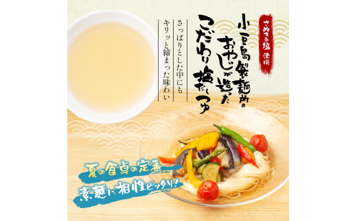 小豆島製麺所のおやじが造ったこだわり塩だしつゆ 900ml×3本セット