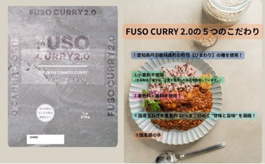 FUSO CURRY 2.0 10個セット グルテンフリー 保存料・着色料・香料不使用 惣菜 レトルト カレー 鶏肉 常温 扶桑町 愛知県[№5933-0150]