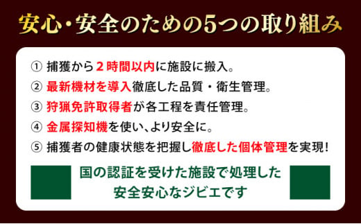 ジビエ3点セット 鹿肉（肩肉スライス）200ｇ・猪肉（バラスライス）150ｇ・猪肉（モモスライス）150ｇ