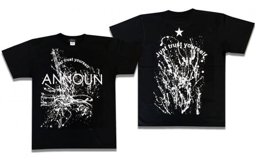 No.058 ［ANNOUN］Painting Ｔシャツ ブラック