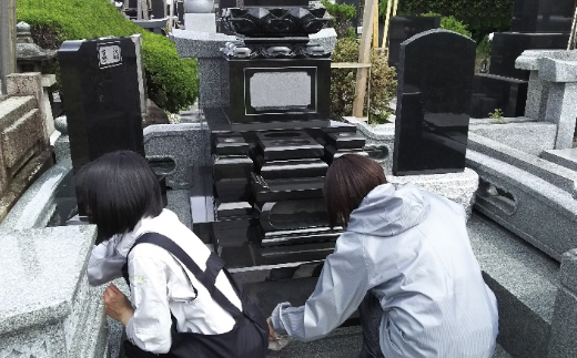 ふるさとのお墓清掃・墓石洗浄サービス お墓 墓石 清掃 洗浄 草むしり ゴミ掃除 葬祭ディレクター お墓掃除 そうじ おそうじ サービス 関東 F5K-225