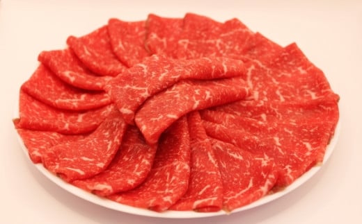 【博多和牛】もも肉のうす切り400g×1パック (自家製 旨辛みそたれ付き)