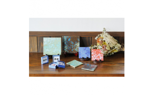 ＜BEAMS JAPAN監修＞TILE ART Terra Collection瑞浪グリーン(L)【1455705】