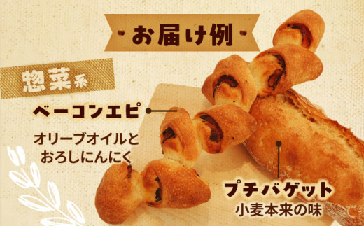 【12回定期便】 Petit Lapin 箱いっぱいのおまかせパンセット M 食パン　菓子パン　惣菜パン　愛西市/Petit Lapin [AEBI006]