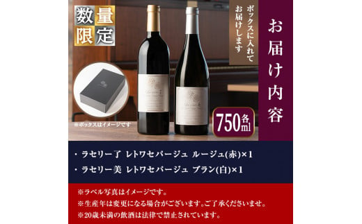 自社葡萄を使用したワイン 750ml×2本 赤ワイン 白ワイン 飲み比べ アルコール 数量限定 ギフト ワインセット 宮城県産 みらいファームやまと【了美ワイナリー】ta202