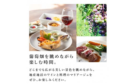 了美ワイン＆ダインのお食事券 15,000円分ランチ レストラン 飲食店 食事券 ワイナリー マリアージュ ワイナリーレストラン ギフト 絶景 宮城県 大和町 みらいファームやまと【了美ワイナリー】ta381