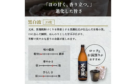 ＜敬老の日・のし付き＞限定&枕崎の定番飲み比べセット  A6-125S【1460352】