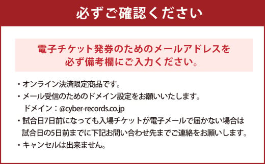 【2025年3月2日開催】長崎ヴェルカ ハピネスアリーナ ホームゲーム 観戦チケット 1名分