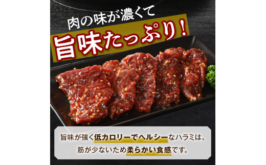 播州で愛される秘伝の焼肉タレ漬け牛肉 播州ハラミ肉 1kg《肉 食品 焼肉 送料無料 やわらか ハラミ 焼肉セット バーベキュー 肉 バーベキューセット BBQセット》【2401A00412】