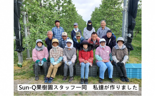 11～12月 最高等級 特選サンふじ 約5kg【青森りんご・Sun-Q果樹園・11月・12月】