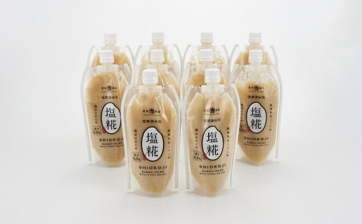 ＜岡山県産米（アケボノ）使用＞発酵調味料 塩糀ペースト 計3kg（300g×10個）セット