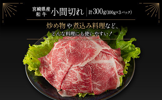 宮崎牛 ＆ 宮崎和牛（焼肉3種／小間切れ）計1.4kg 国産 肉 牛肉 ご飯 おかず BBQ 炒め物 焼き肉【D120-24-30】