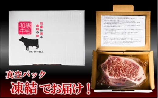 黒毛和牛 ロースステーキ 500g （250g×2枚） 牛肉 お肉 ステーキ ロース [№5802-0344]