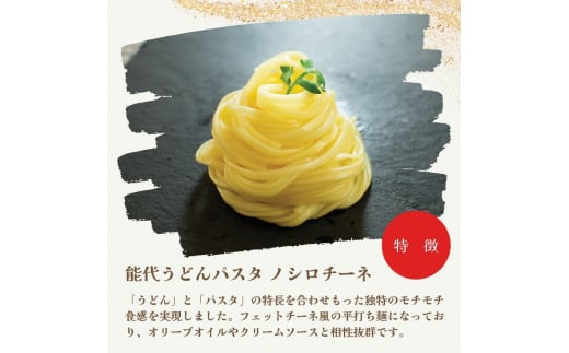 食べ比べ しらかみ美人 140g(約2人前)×4束 能代うどんパスタ ノシロチーネ 200g(約2人前)×4束 乾麺 和風 フィットチーネ 平打ち麺 鍋 冷たい 温かい ざるうどん 鍋の締め