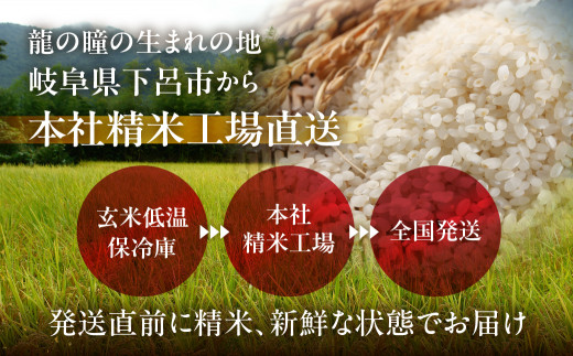 予約受付【2024年産米】＜満天☆青空レストランでご紹介＞【定期便】2kg×12回 飛騨産・龍の瞳（いのちの壱）株式会社龍の瞳直送 精米 ブランド米 米 2キロ×12か月（計 24キロ）りゅうのひとみ 竜の瞳 定期 毎月 令和6年