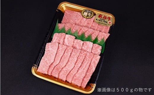 ＜最飛び雌牛＞飛騨牛A5等級ミスジ・三角バラ焼肉用　300g【1520158】