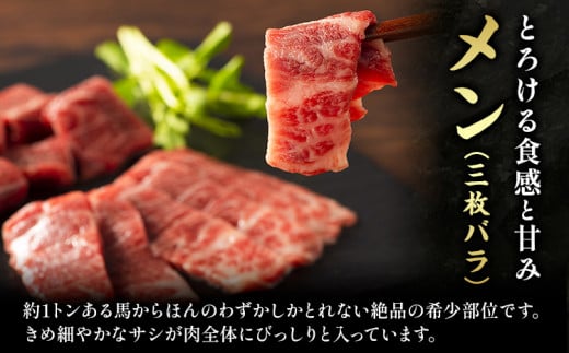 馬肉 馬刺し ふじ馬刺し 最高級部位の食べ比べセット 3種(420g) タレ 生おろし生姜付き 道の駅竜北《60日以内に出荷予定(土日祝除く)》 熊本県 氷川町 送料無料 肉 赤身 霜降り メン ヒレ ユッケ お取り寄せ