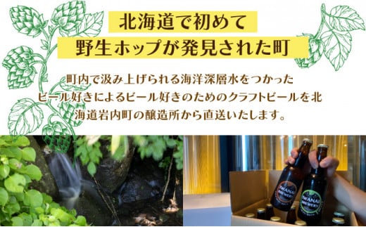 IWANAI BREWERY＆HOTEL クラフトビール 飲み比べ12本セット