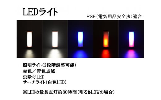 AG42　防水 LED チャージャー / グリーン （2500ｍAh）　【 モバイルバッテリー 照明 防水 防災 災害 アウトドア レジャー 蓄電機 充電器 】