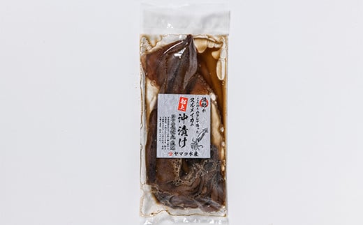 小泊産 船上スルメイカの沖漬け・ヤリイカの麹漬けセット 【徐福の里物産品直売所】 イカ 烏賊 海鮮 BBQ チルド 冷凍 F6N-143