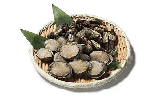 【数量限定】屋久島産「亀の手250g」と「いそもん250g」セット【海水で冷凍】