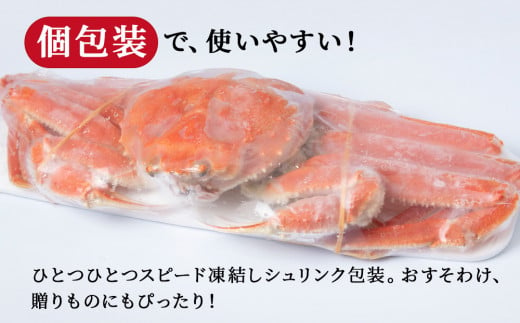 北海道産 大ズワイ 300g～350g ×4尾 ＜斉藤水産＞ オオズワイ 蟹 かに カニ ボイル