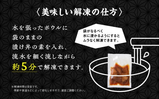 海鮮漬け丼セット 5種×2袋 60g×5袋  計300g 食べ比べ 訳アリ 訳あり 簡易包装 冷凍 海鮮丼 海鮮 マグロ サーモン タイ アジ イナダ 季節 魚 漬け 丼  魚介 簡単調理 お手軽 小分け パック 個包装 おすすめ  送料無料 【西村魚屋】