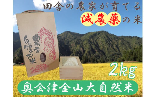 【令和6年産】奥会津金山大自然米コシヒカリ２ｋｇ