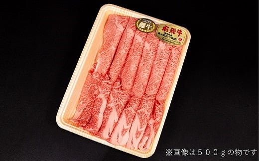 ＜最飛び雌牛＞飛騨牛A5等級モモカタスライス　300g【1520139】