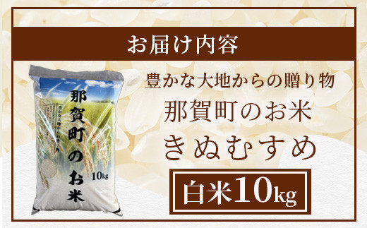 「令和6年産 新米 先行受付」 那賀町相生産 きぬむすめ 白米 10kg 1袋 「2024年10月上旬より発送」 【徳島 那賀 国産 徳島県産 お米 こめ おこめ 米 ご飯 ごはん 白ご飯 白米 10キロ 和食 おにぎり お弁当 白米 精米 おいしい 食べて応援 お取り寄せ 産地直送】YS-35