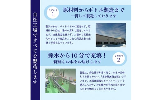 《6ヵ月定期便》富士山蒼天の水 2L×6本（1ケース）ラベルレス　