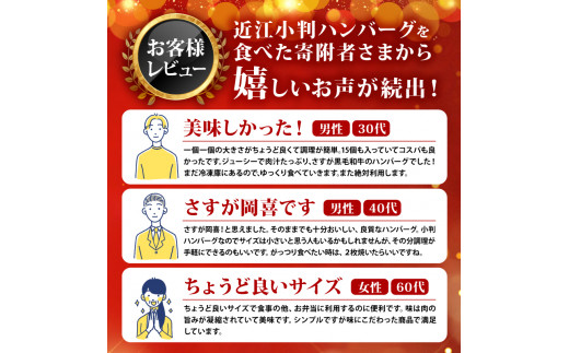 【9月発送】 近江牛 ハンバーグ 75g×5個 375g 冷凍 ギフト 肉 お取り寄せ 黒毛和牛 贈答用 ごはんのお供 三大和牛 近江小判 惣菜 ブランド おかず 贈り物 自宅用 滋賀県 竜王町 岡喜 ふるさと納税 神戸牛 松阪牛 に並ぶ 日本三大和牛