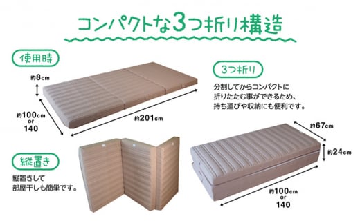 幸せを呼ぶ！？家族みんなで眠れる つなげて使える マットレス 4人用 幅240cm 厚さ8cm