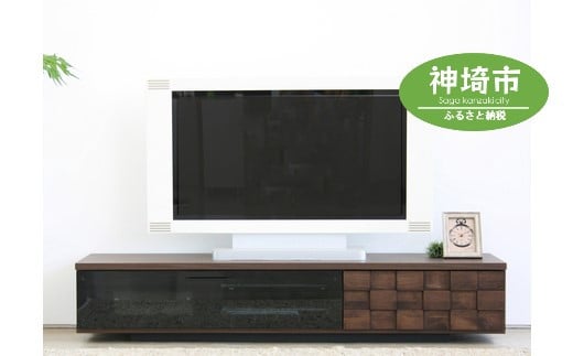 コルク 160TVボード 【テレビボード テレビ台 テレビ インテリア 組立設置付 梱包材引き取り 家具 国産 TV AV機器収納】(H062194)