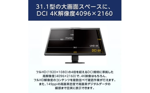  EIZO 31.1型 カラーマネージメント 液晶モニター ColorEdge CG319X _ 液晶 モニター パソコン pcモニター ゲーミングモニター 【1254731】