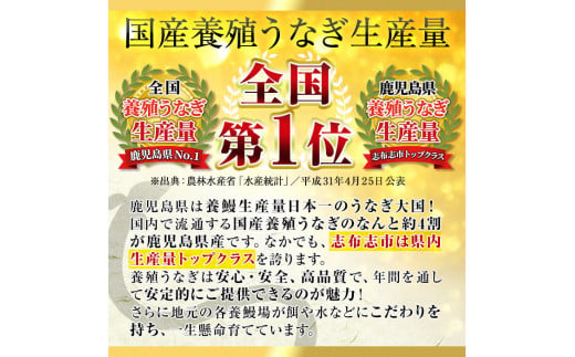 桜林養鰻のうなぎ蒲焼 計200g以上(100g以上×2尾) a3-195