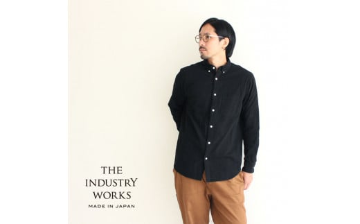 播州織メンズフランネルシャツ「THE INDUSTRY WORKS」（1着）【TIW_133】（36-2） Sサイズ