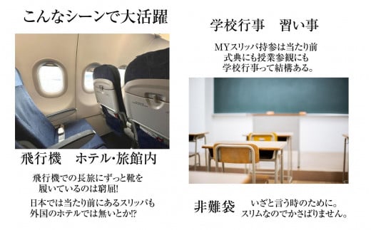 マット合皮 携帯用スリッパ ケース付き Lサイズ ベージュ