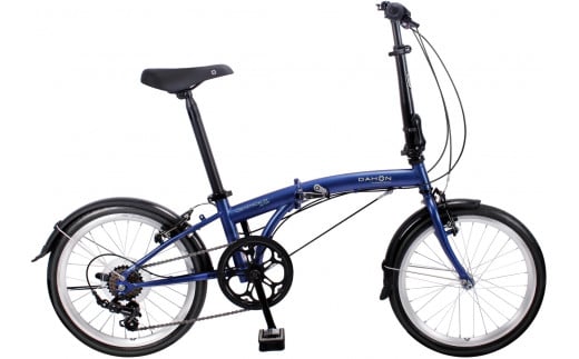 40年の歴史をもつ米国ダホン社の高性能折り畳み自転車 DAHON Intl Gimmick D7エアレス  Matt Navy