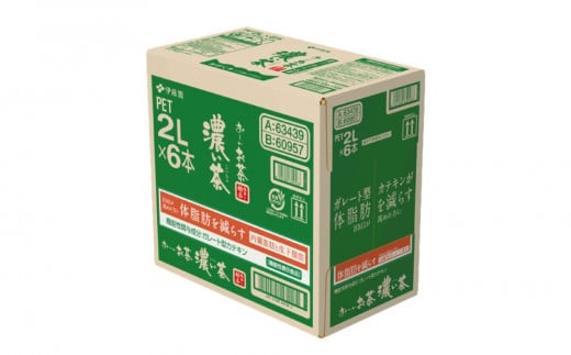 【隔月5回定期便】おーいお茶濃い茶 2L×6本(合計5ケース)【伊藤園 お茶 緑茶 濃い 渋み まとめ買い 箱買い ケース買い カテキン 2倍 体脂肪】C4-C071371