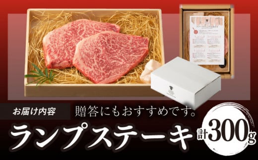 ランプ ステーキ 2枚 300g 長崎和牛【野中精肉店】 [VF03] 肉 牛肉 赤身 希少部位 A4～A5ランク ランプステーキ 焼肉